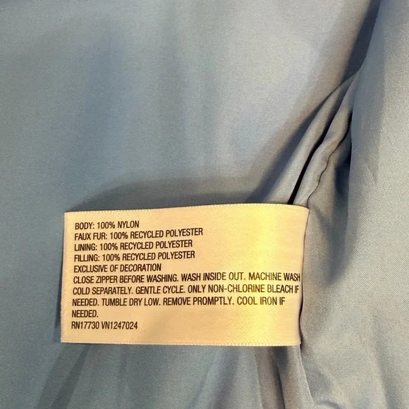 Joy Lab Quilted Sherpa Fleece Vest NWT Blue Puffer Athleisure Activewear L - Picture 8 of 9